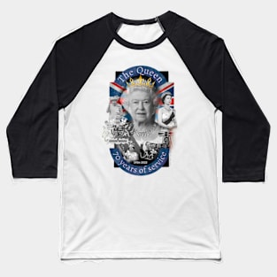 Queen Elizabeth ii Baseball T-Shirt